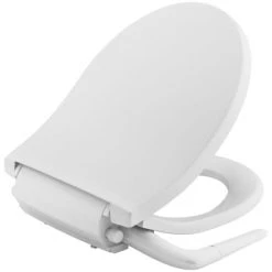 Kohler Puretide Round Bidet Toilet Seat with Quiet-Close, Quick-Release, and Quick-Attach