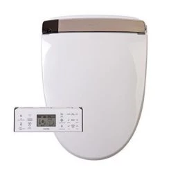 Kohler Novita Elongated Bowl Bidet Seat with Warm Air Dryer, Night Light, and Remote Control