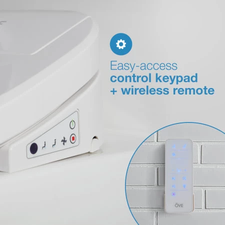 Ove Decors Vanda Elongated Closed-Front Toilet Seat with Soft Close and Night Light 4 Ove Decors Vanda Elongated Closed-Front Toilet Seat with Soft Close and Night Light - Image 2