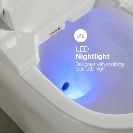 Ove Decors Vanda Elongated Closed-Front Toilet Seat with Soft Close and Night Light 5 Ove Decors Vanda Elongated Closed-Front Toilet Seat with Soft Close and Night Light - Image 3