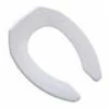 PROFLO Elongated Open-Front Toilet Seat -Toilet Seats Shop proflo pftscofa2000wh 5274469