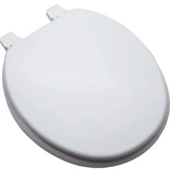 PROFLO Round Closed-Front Toilet Seat and Lid