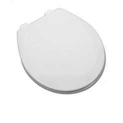 PROFLO Round Closed-Front Toilet Seat with Quick Release and Lid