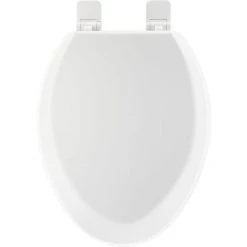 PROFLO Elongated Closed-Front Toilet Seat with Quick Release and Lid