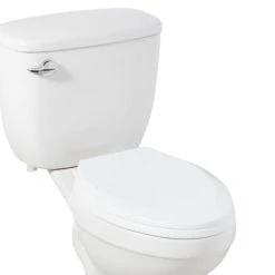 Signature Hardware Elongated Closed-Front Toilet Seat with Soft Close