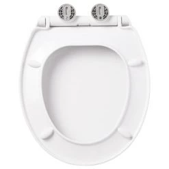 Signature Hardware Bradenton Round Closed-Front Toilet Seat And Lid with Soft Close and Quick Release 10 Signature Hardware Bradenton Round Closed-Front Toilet Seat And Lid with Soft Close and Quick Release -Toilet Seats Shop signature hardware 447327 alternate image 678