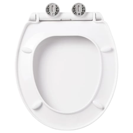 Signature Hardware Bradenton Round Closed-Front Toilet Seat And Lid with Soft Close and Quick Release 5 Signature Hardware Bradenton Round Closed-Front Toilet Seat And Lid with Soft Close and Quick Release - Image 3