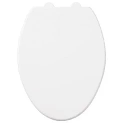 Signature Hardware Contemporary Easy Clean Elongated Toilet Seat with Soft Close