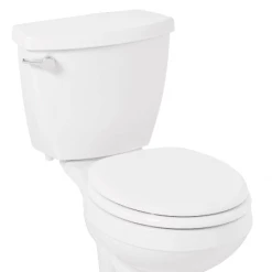 Signature Hardware Traditional Round Toilet Seat with Soft Close