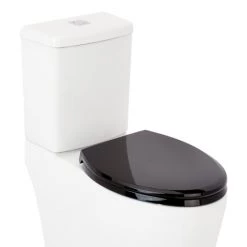 Signature Hardware Elongated Closed - Front Toilet Seat and Lid with Soft Close