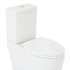Signature Hardware Elongated Closed - Front Toilet Seat and Lid with Soft Close