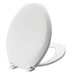Swiss Madison Elongated Closed-Front Toilet Seat with Soft Close