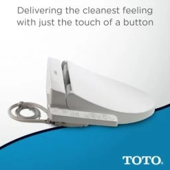 TOTO Washlet C100 Round Soft Close Bidet Seat with Heated Seat, PREMIST and Dual Action Spray -Toilet Seats Shop toto sw2033r alternate image 3