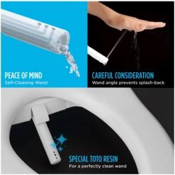 TOTO K300 Elongated Soft Close Bidet Seat 11 TOTO K300 Elongated Soft Close Bidet Seat -Toilet Seats Shop toto sw3036r alternate image 758