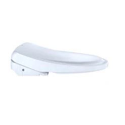 TOTO Washlet S500E Elongated Bidet Seat with Heated Seat, Remote, eWater+, PREMIST, and Warm Air Drying -Toilet Seats Shop toto sw3044 left view 42