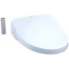 TOTO Washlet S550E Elongated Bidet Seat with Heated Seat, Remote, eWater+, PREMIST, Night Light, and Auto Open/Close, -Toilet Seats Shop toto sw305601 7681085