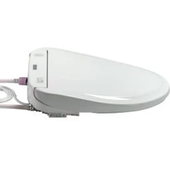 TOTO Washlet S350E Round Soft Close Bidet Seat with Remote, eWater+, Night Light and Warm Air Dryer -Toilet Seats Shop toto sw583 left side view 49