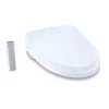 TOTO Washlet+ S550E Elongated Beidet Seat with Heated Seat, Auto Open/Close, Warm Air Dryer, Remote, eWater+, PREMIST, and Auto Flush toilet compatible -Toilet Seats Shop toto sw3054at40 01