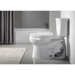 Kohler Reveal Elongated Closed-Front Toilet Seat with Grip Tight Bumpers, Quiet-Close Seat, and Quick-Attach Hinges -Toilet Seats Shop zac29890 rgb